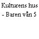 Kulturens hus - Baren vån 5