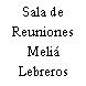 Sala de Reuniones Meliá Lebreros