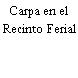 Carpa en el Recinto Ferial