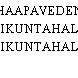 HAAPAVEDEN LIIKUNTAHALLI