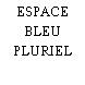 ESPACE BLEU PLURIEL