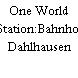 One World Station:Bahnhof Dahlhausen