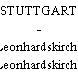 STUTTGART - Leonhardskirche