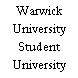 Warwick University Student University