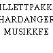 BILLETTPAKKE, HARDANGER MUSIKKFE