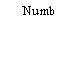 Numb