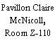 Pavillon Claire McNicoll, Room Z-110