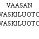 VAASAN VASKILUOTO