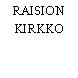 RAISION KIRKKO