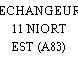 ECHANGEUR 11 NIORT EST (A83)