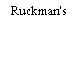 Ruckman's