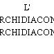 L' ARCHIDIACONE