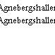 Agnebergshallen
