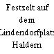 Festzelt auf dem Lindendorfplatz Haldern