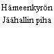 Hämeenkyrön Jäähallin piha