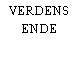 VERDENS ENDE