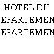 HOTEL DU DEPARTEMENT