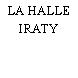 LA HALLE IRATY