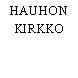 HAUHON KIRKKO