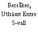 Bersåker, Uthämt Entre S-vall