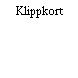 Klippkort