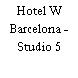 Hotel W Barcelona - Studio 5