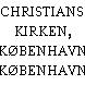 CHRISTIANS KIRKEN, KØBENHAVN