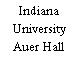 Indiana University Auer Hall