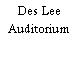 Des Lee Auditorium