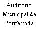 Auditorio Municipal de Ponferrada