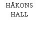HÅKONS HALL