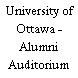 University of Ottawa - Alumni Auditorium