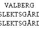 VALBERG SLEKTSGÅRD