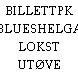 BILLETTPK BLUESHELGA LOKST UTØVE