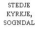 STEDJE KYRKJE, SOGNDAL