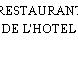 RESTAURANT DE L'HOTEL