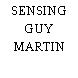 SENSING GUY MARTIN