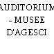 AUDITORIUM - MUSEE D'AGESCI