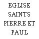 EGLISE SAINTS PIERRE ET PAUL