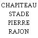 CHAPITEAU STADE PIERRE RAJON