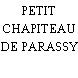 PETIT CHAPITEAU DE PARASSY