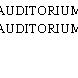 AUDITORIUM