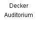 Decker Auditorium