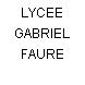 LYCEE GABRIEL FAURE