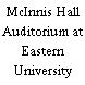 McInnis Hall Auditorium at Eastern University