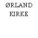 ØRLAND KIRKE