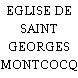 EGLISE DE SAINT GEORGES MONTCOCQ