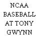 NCAA BASEBALL AT TONY GWYNN STADIUM