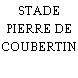 STADE PIERRE DE COUBERTIN