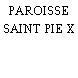 PAROISSE SAINT PIE X